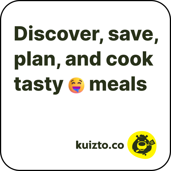 Kuizto — The Everyday Cooking App